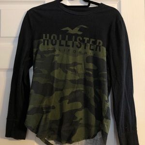 Camo Hollister long Sleeve tee